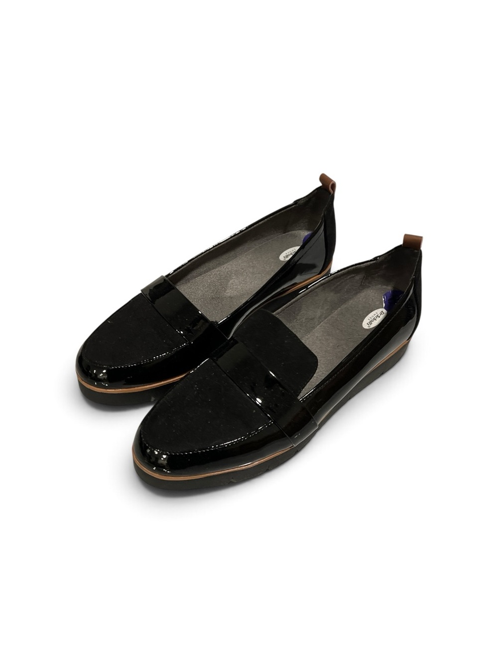 Dr. Scholl's Black Patent Leather Slip-On Loafers Sz 8.5